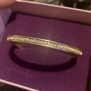 10k diamond bangle bracelet